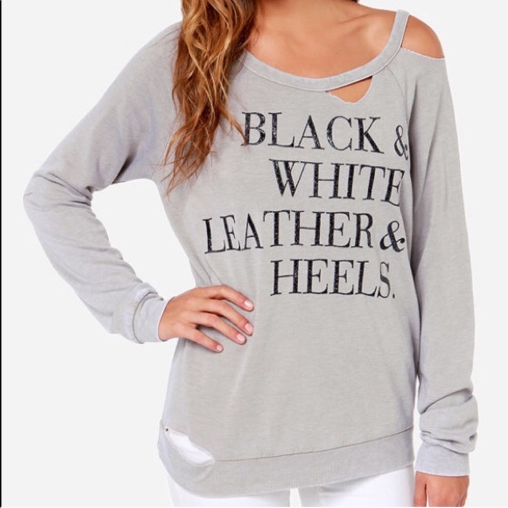 Chaser destroyed sweater
